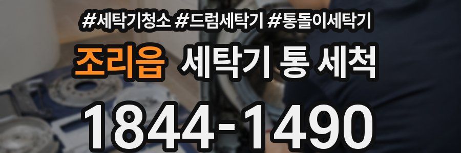 조리읍 세탁기 통 세척