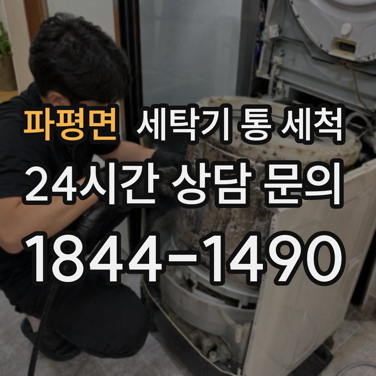 파평면 세탁기 통 세척