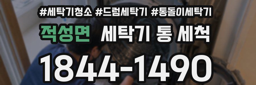 적성면 세탁기 통 세척