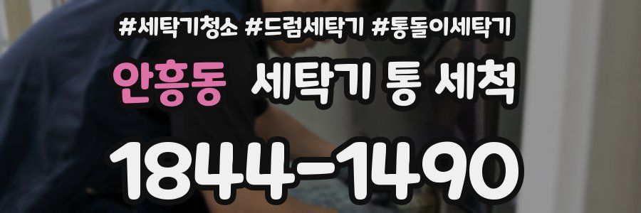 안흥동 세탁기 통 세척
