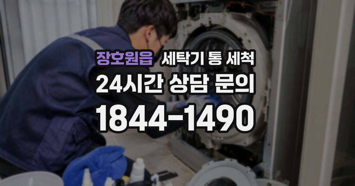 장호원읍 세탁기 통 세척