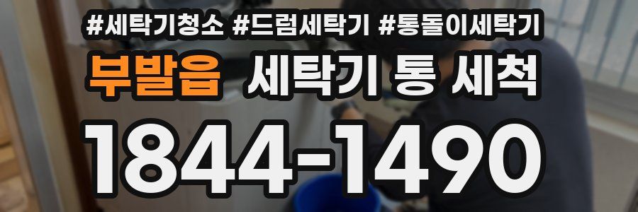 부발읍 세탁기 통 세척