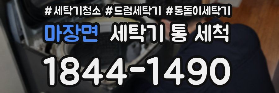마장면 세탁기 통 세척