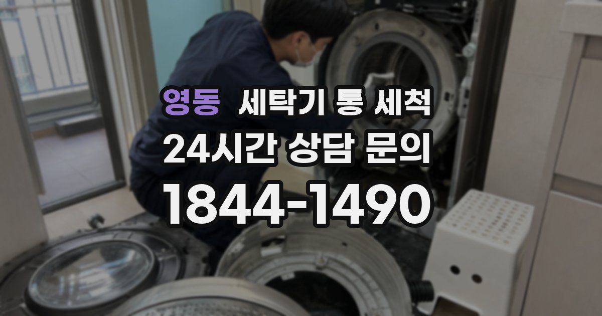 영동 세탁기 통 세척