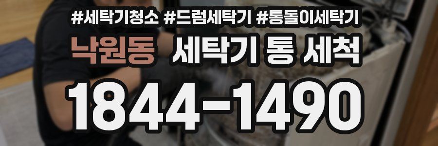 낙원동 세탁기 통 세척