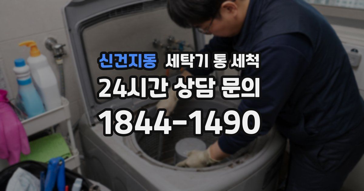 신건지동 세탁기 통 세척