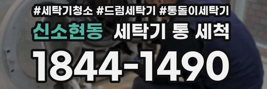 신소현동 세탁기 통 세척