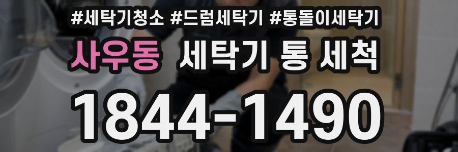 사우동 세탁기 통 세척