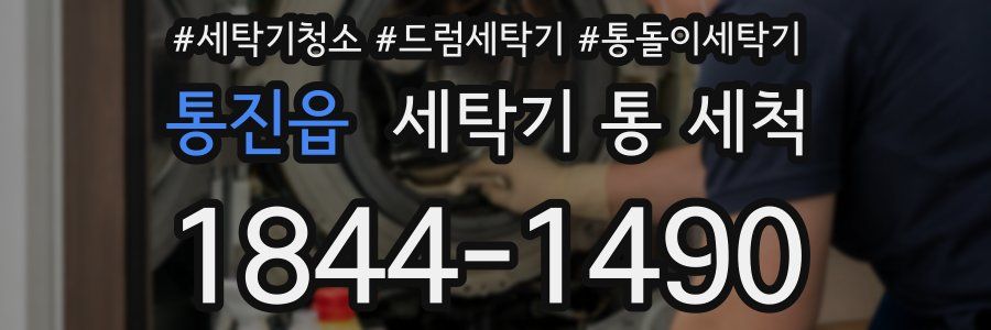 통진읍 세탁기 통 세척