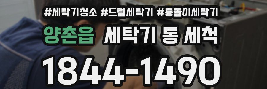 양촌읍 세탁기 통 세척