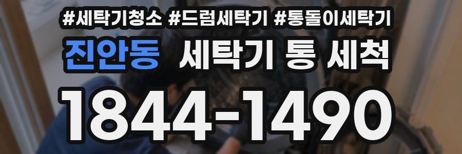 진안동 세탁기 통 세척