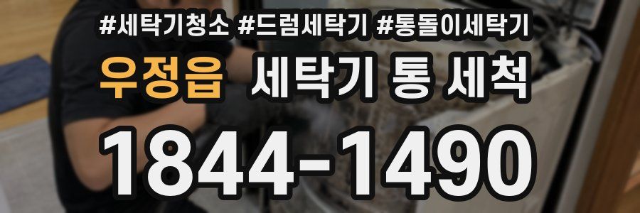 우정읍 세탁기 통 세척