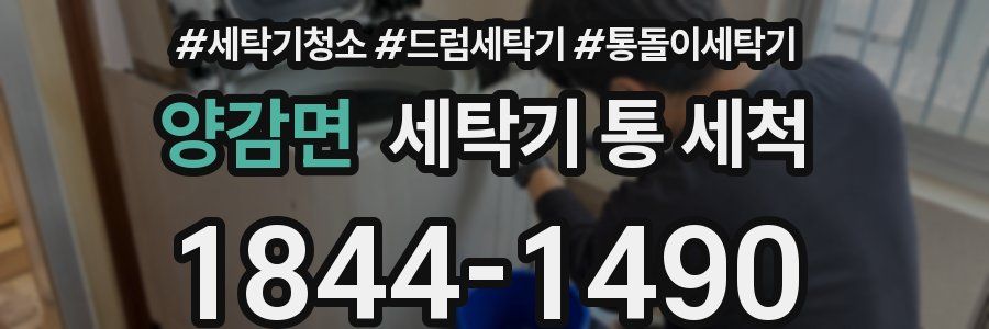 양감면 세탁기 통 세척