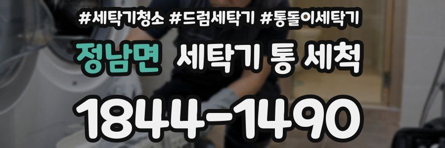 정남면 세탁기 통 세척