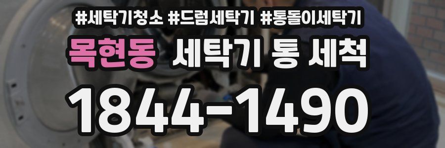 목현동 세탁기 통 세척