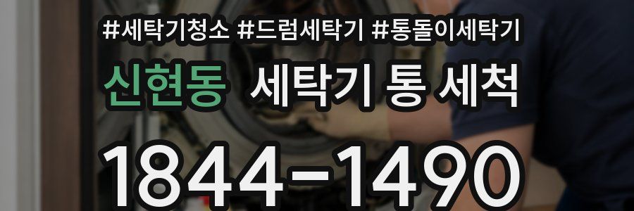 신현동 세탁기 통 세척