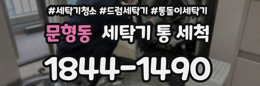 문형동 세탁기 통 세척