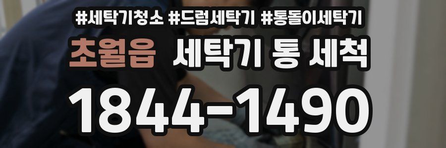 초월읍 세탁기 통 세척