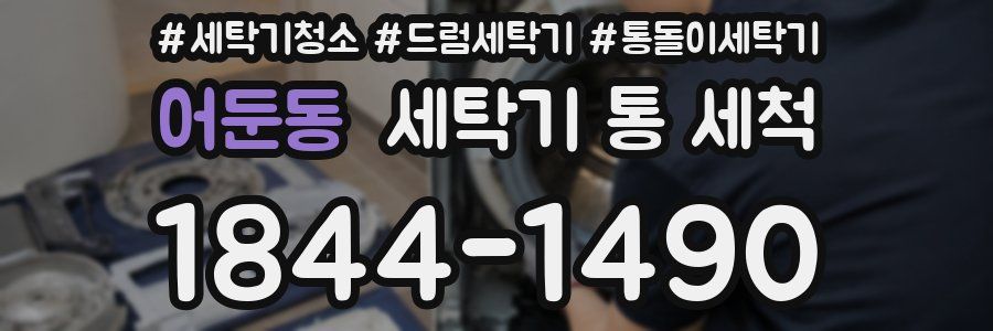 어둔동 세탁기 통 세척