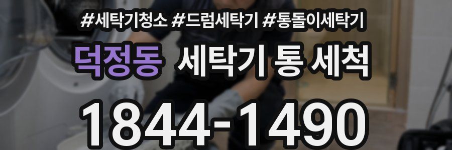 덕정동 세탁기 통 세척