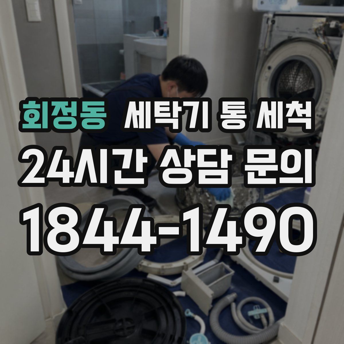 회정동 세탁기 통 세척