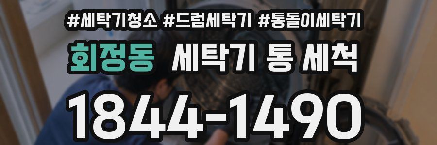회정동 세탁기 통 세척
