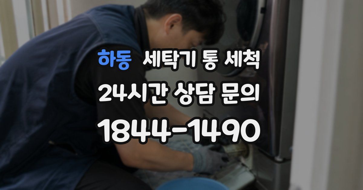 하동 세탁기 통 세척