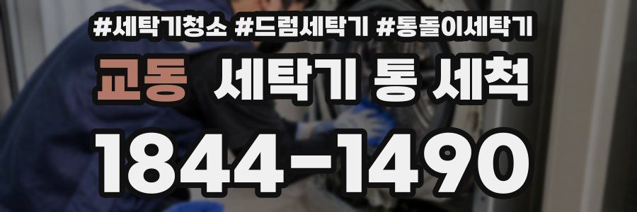 교동 세탁기 통 세척