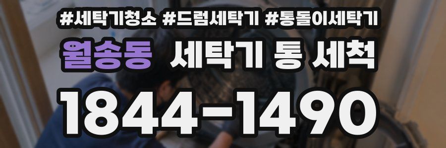 월송동 세탁기 통 세척