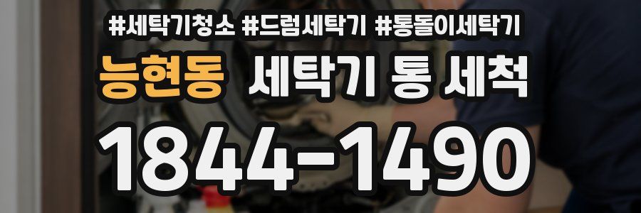 능현동 세탁기 통 세척