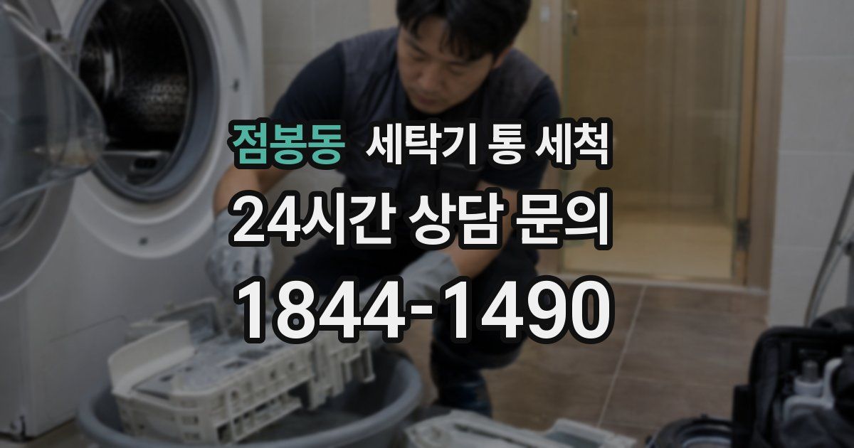 점봉동 세탁기 통 세척