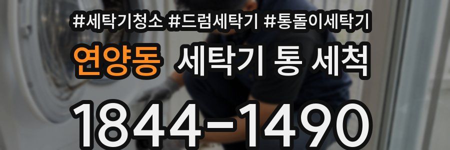 연양동 세탁기 통 세척