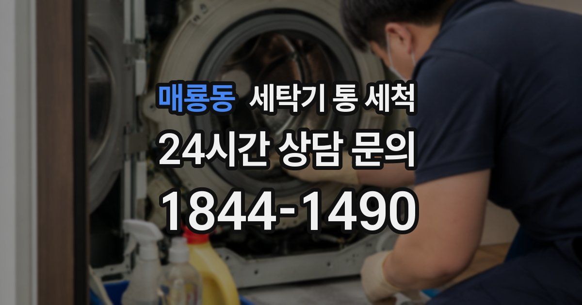 매룡동 세탁기 통 세척
