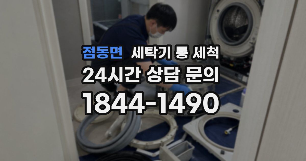 점동면 세탁기 통 세척
