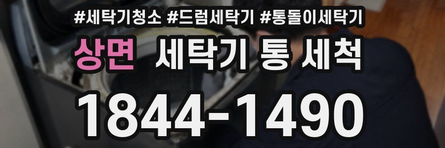 상면 세탁기 통 세척