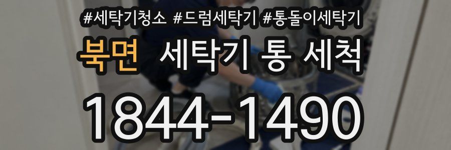 북면 세탁기 통 세척