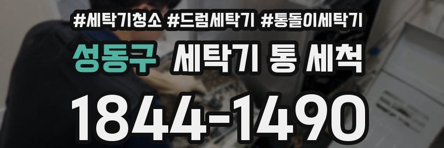 성동구 세탁기 통 세척