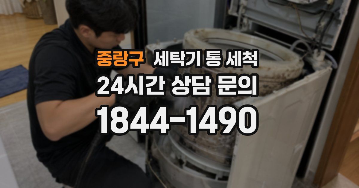 중랑구 세탁기 통 세척