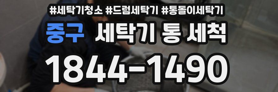 중구 세탁기 통 세척