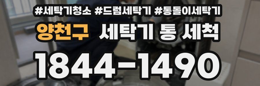 양천구 세탁기 통 세척