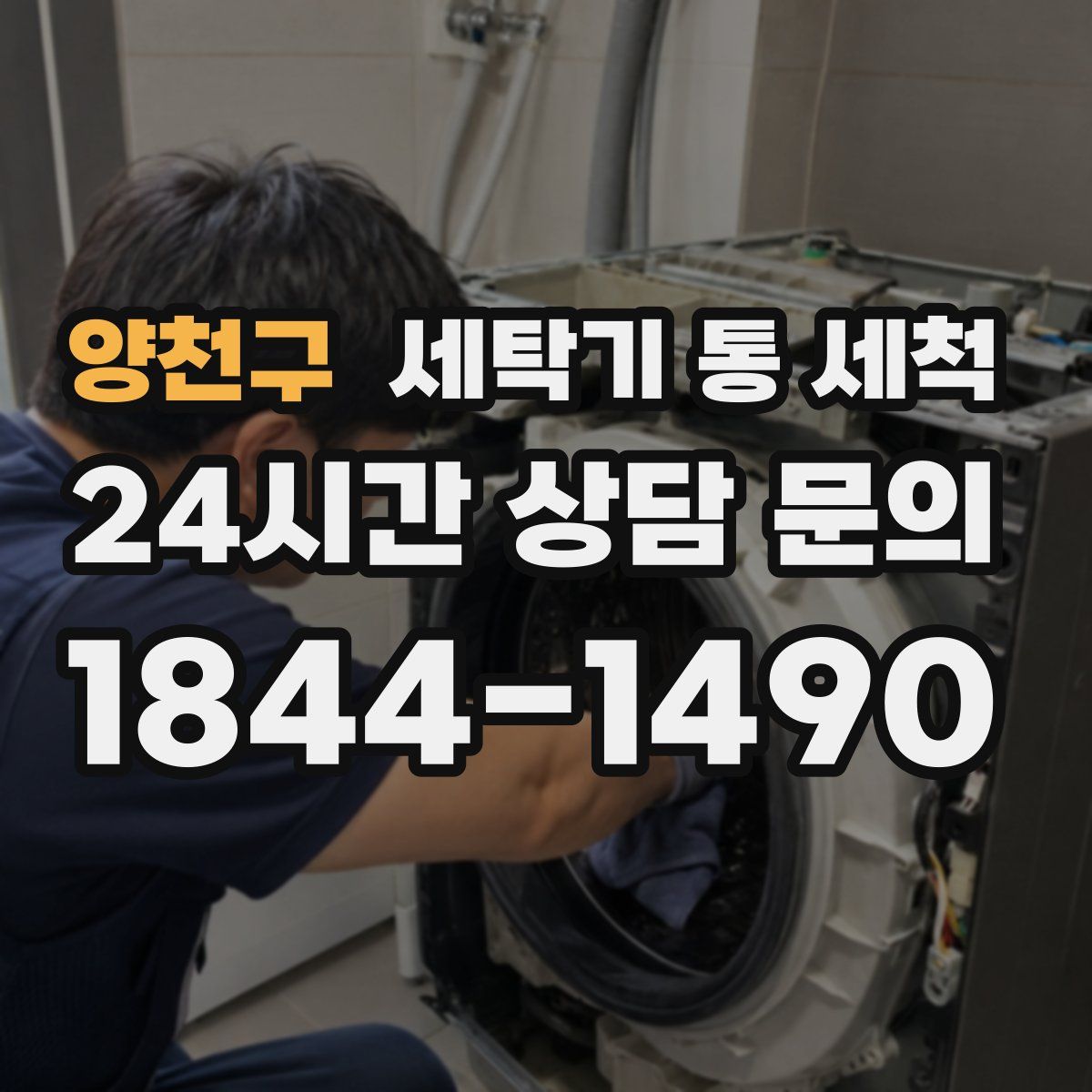 양천구 세탁기 통 세척