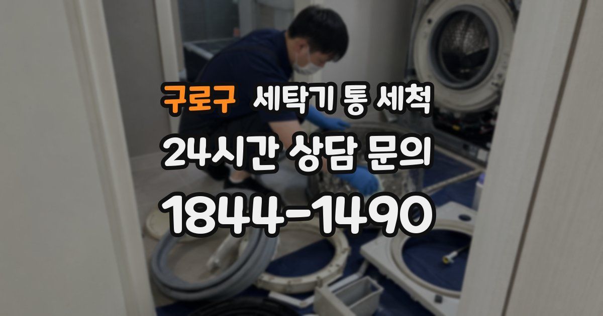 구로구 세탁기 통 세척