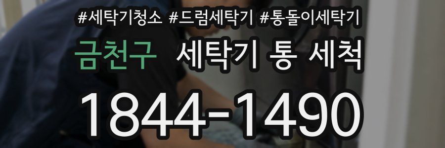 금천구 세탁기 통 세척