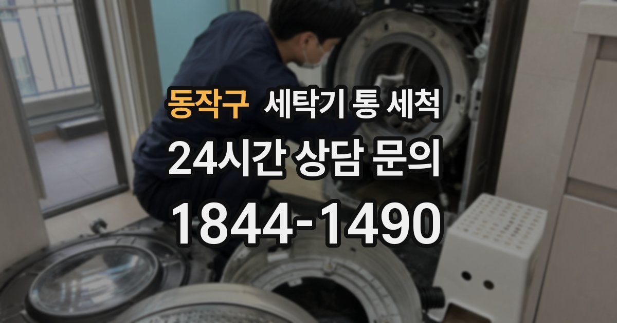 동작구 세탁기 통 세척