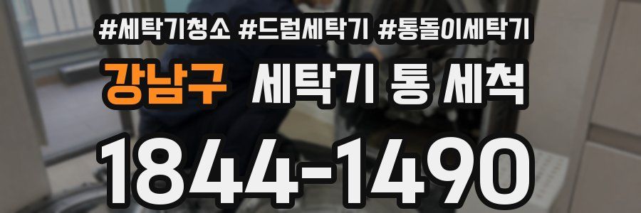 강남구 세탁기 통 세척