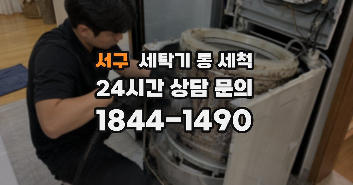 서구 세탁기 통 세척
