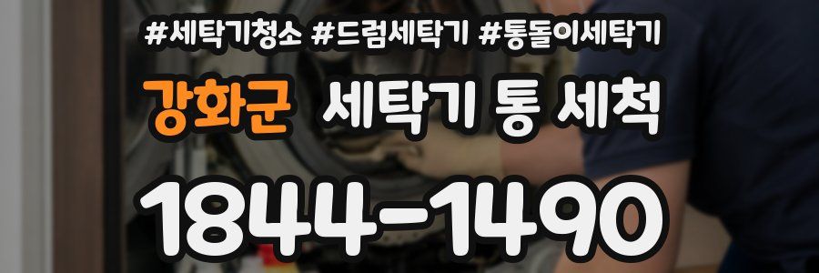 강화군 세탁기 통 세척
