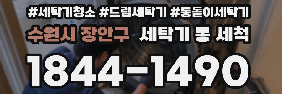 수원시 장안구 세탁기 통 세척