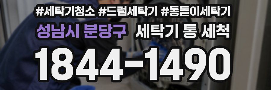성남시 분당구 세탁기 통 세척