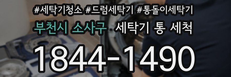 부천시 소사구 세탁기 통 세척